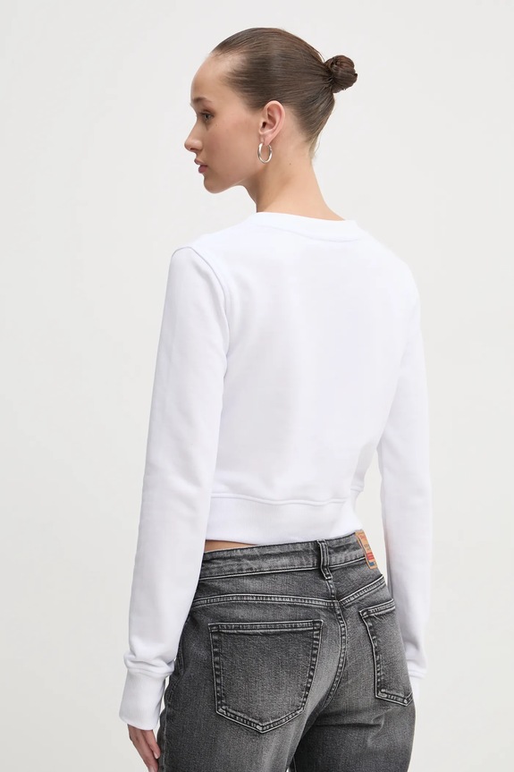Odzież Diesel bluza F-SLIMMY-OD SWEAT-SHIRT A09931.0GRAC biały
