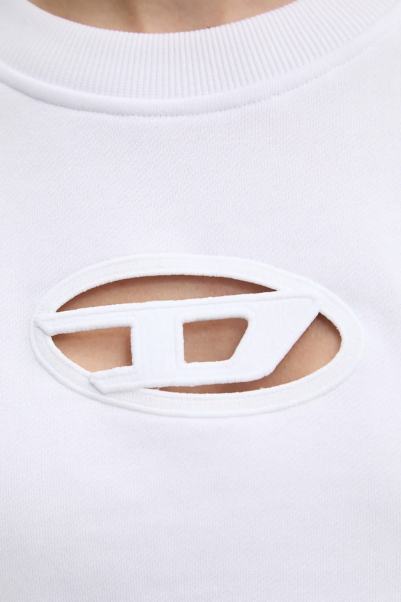 Diesel bluza F-SLIMMY-OD SWEAT-SHIRT A09931.0GRAC biały