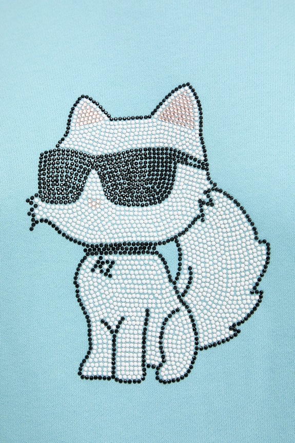 Mikina Karl Lagerfeld IKON A3W20066 modrá