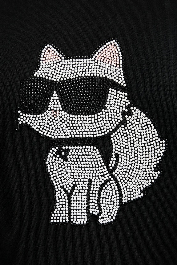 Mikina Karl Lagerfeld IKON A3W20066 čierna