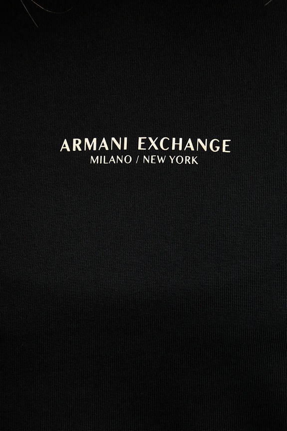 Armani Exchange hanorac de bumbac XW001451.AF10830.NOS negru