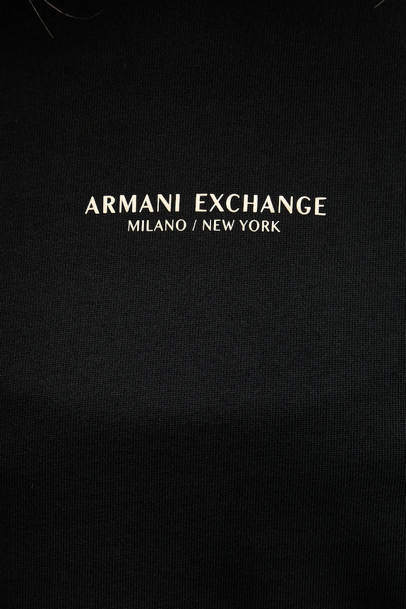 Armani Exchange hanorac de bumbac XW001451.AF10830.NOS negru
