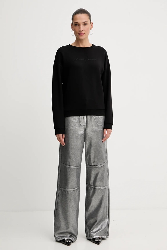 Armani Exchange felső XW000835.AF13397 fekete AA00