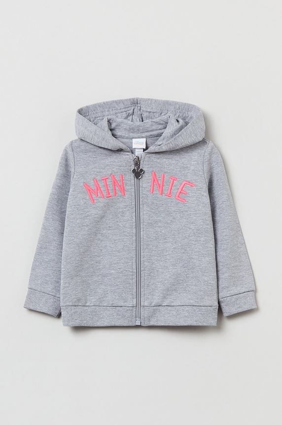 OVS bluza copii imprimeu gri 1487701.GIRL.9.36MONTHS