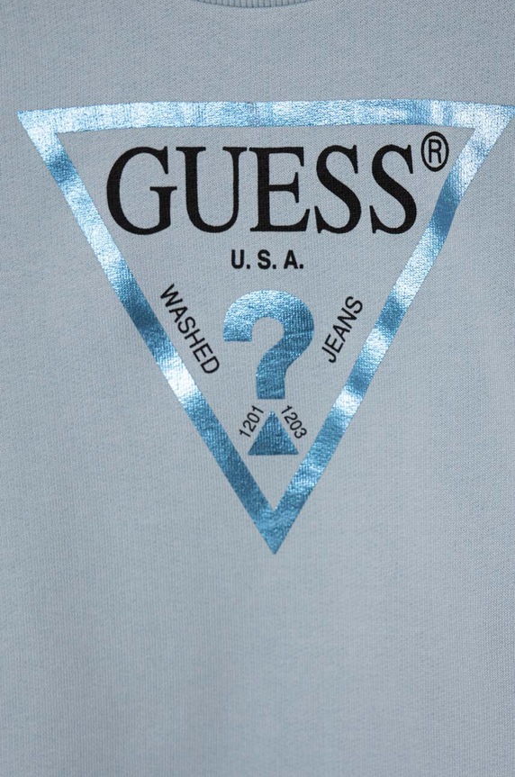 Guess gyerek melegítőfelső pamutból K74Q12.KAUG0.PPYH kék AA00