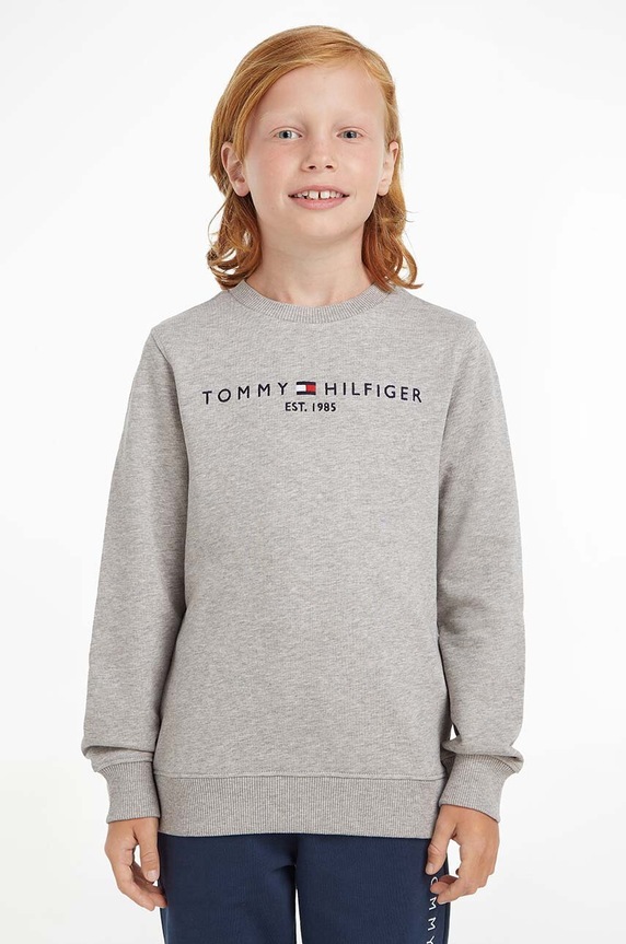 Detská bavlnená mikina Tommy Hilfiger KS0KS00212.NOS