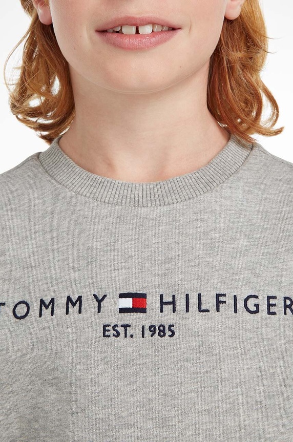 Detská bavlnená mikina Tommy Hilfiger KS0KS00212.NOS