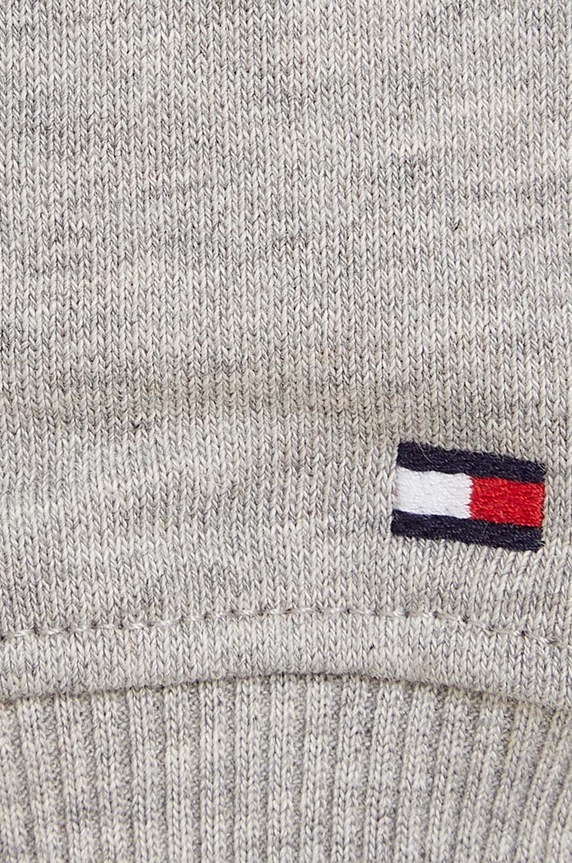 Detská bavlnená mikina Tommy Hilfiger sivá KS0KS00212.NOS