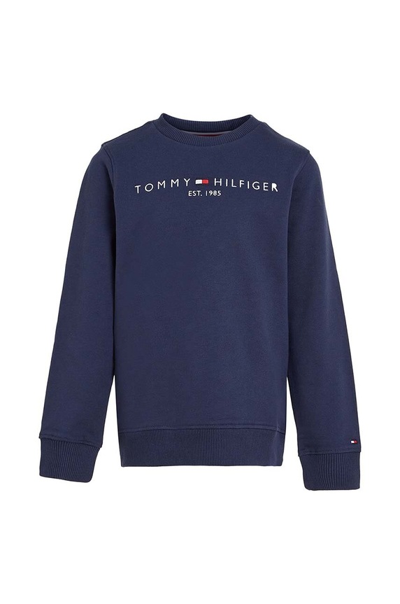 Παιδική βαμβακερή μπλούζα Tommy Hilfiger KS0KS00212.NOS σκούρο μπλε AA00