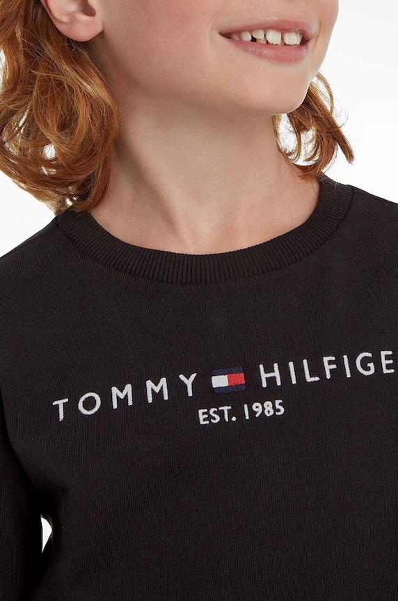 Detská bavlnená mikina Tommy Hilfiger KS0KS00212.NOS