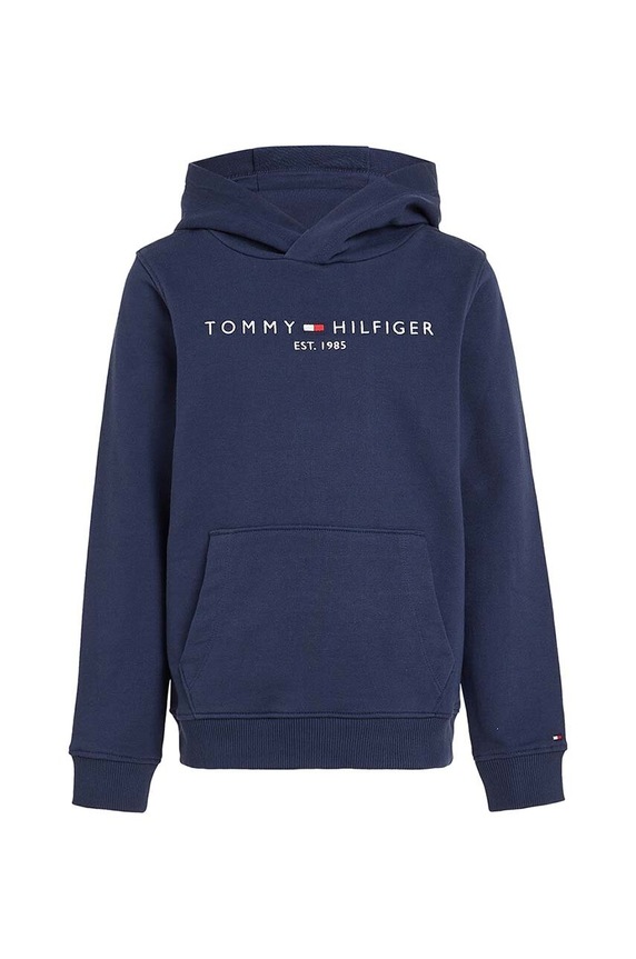 Tommy Hilfiger Bluza bawełniana dziecięca KS0KS00213.NOS granatowy AA00