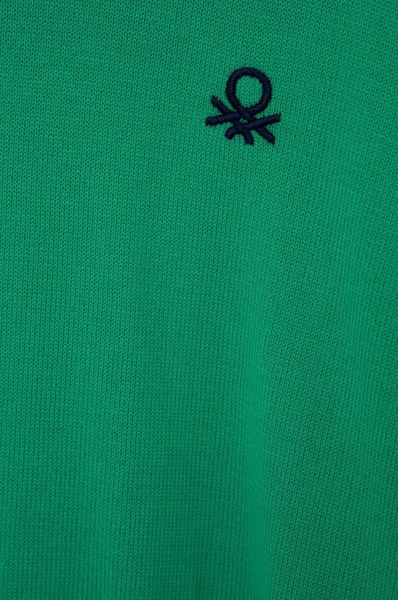Момче Детски памучен пуловер United Colors of Benetton 1098Q1072.G.NOS зелен