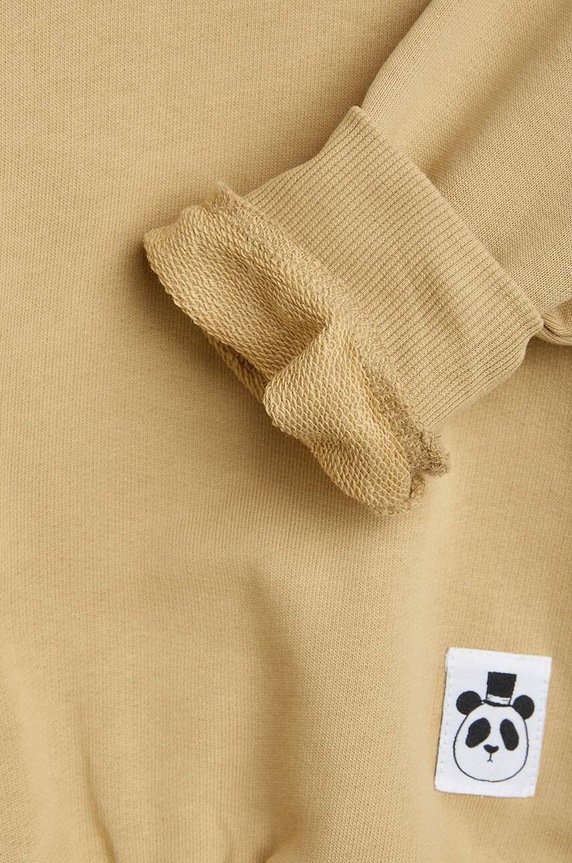 Mini Rodini bluza bawełniana dziecięca beżowy 1000014713