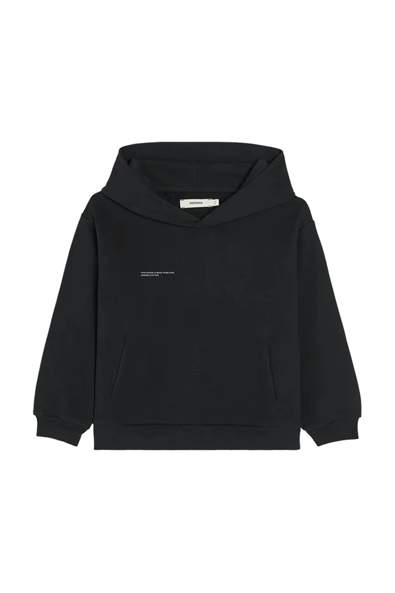 Dukserica Pangaia KIDS' 365 MIDWEIGHT HOODIE pamuk crna 10000428.CORE