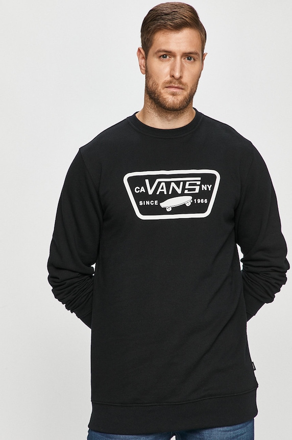Vans - Bluza bawełniana czarny VN0A45CIBLK1