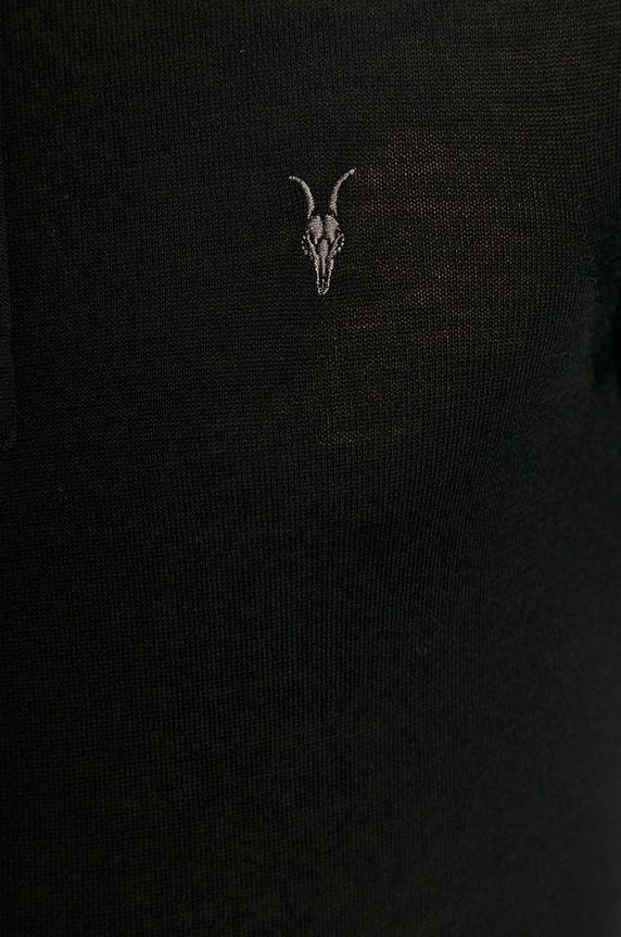 AllSaints - felső Mode Merino Zip Hood MK130D