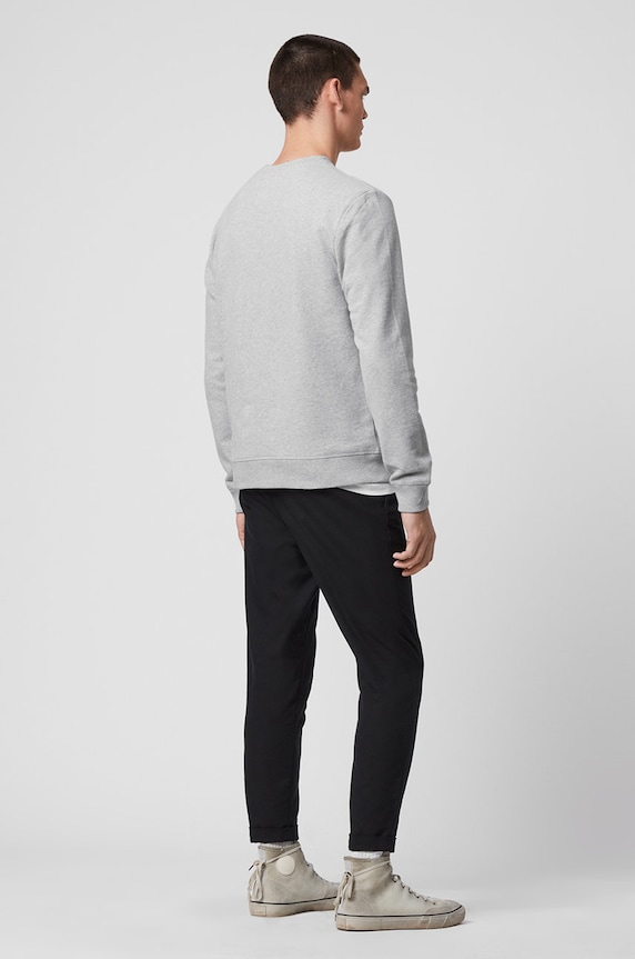 AllSaints - Μπλούζα Raven Crew MF048K