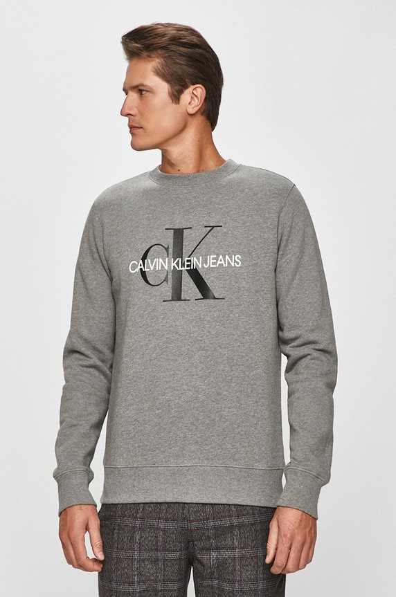 Calvin Klein Jeans bluză print gri J30J314313.NOS