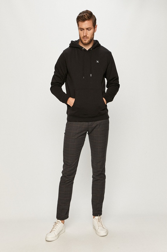 Clean Cut Copenhagen - Bluza bawełniana CC1863.Black01 czarny AA00