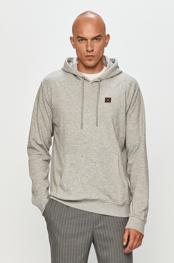 Clean Cut Copenhagen - Bluza z kapturem szary CC1863.LightGreyM
