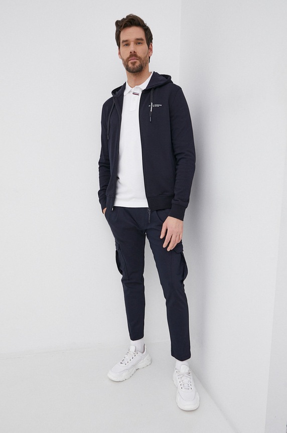 Armani Exchange bluza 8NZM95.ZJKRZ granatowy AA00