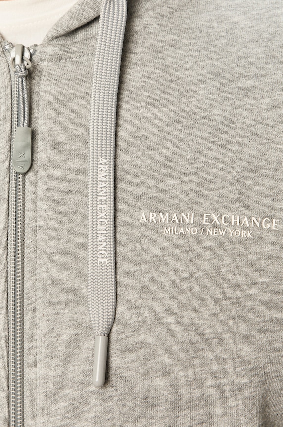 Armani Exchange felső 8NZM95.ZJKRZ szürke