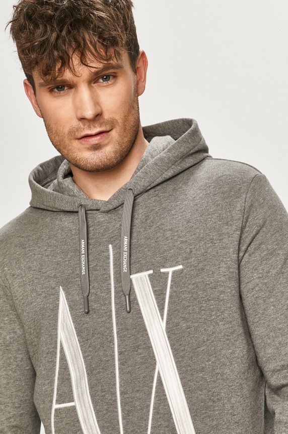 Majica Armani Exchange siva 8NZMPC.ZJ1ZZ