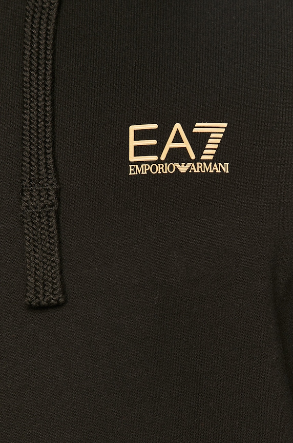 Pamučna dukserica EA7 Emporio Armani 8NPM04.PJ05Z crna