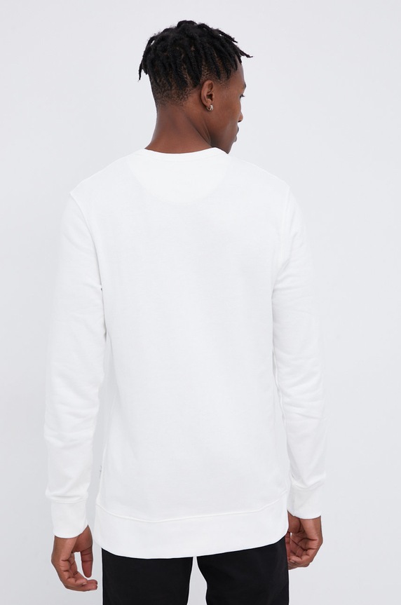 Odzież Jack & Jones Bluza bawełniana 12190575 biały