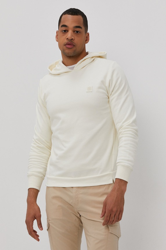 Mikina Premium by Jack&Jones s kapucí béžová 12188033
