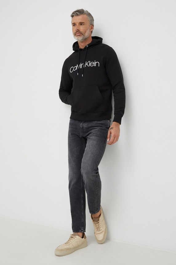 Calvin Klein pamut melegítőfelső K10K104060.NOS fekete AA00