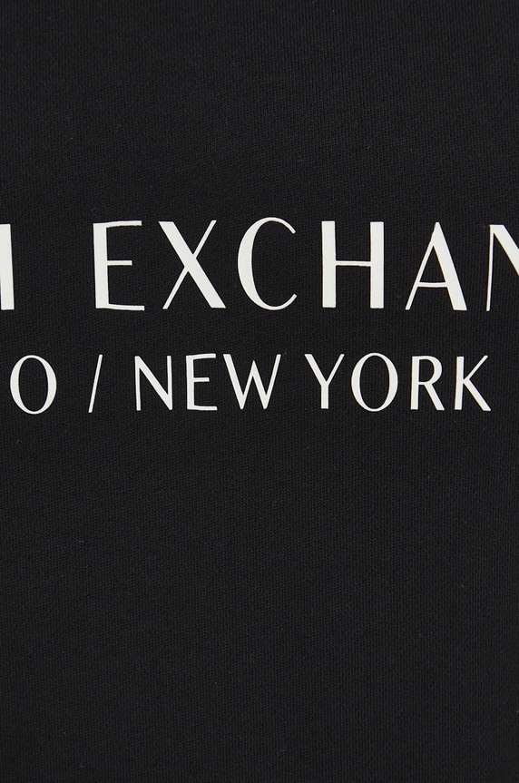 Armani Exchange bluza bawełniana 8NZM88.ZJKRZ.NOS czarny