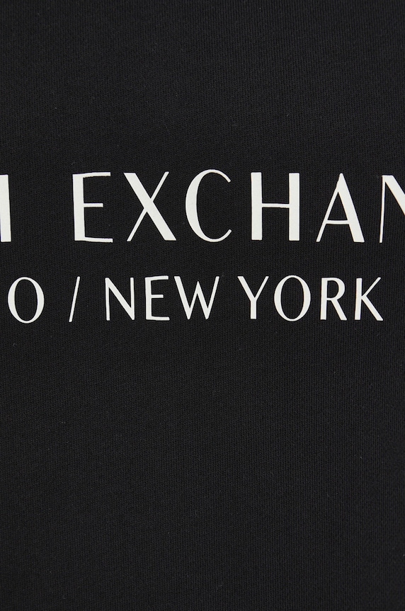 Armani Exchange bluza bawełniana 8NZM88.ZJKRZ.NOS czarny
