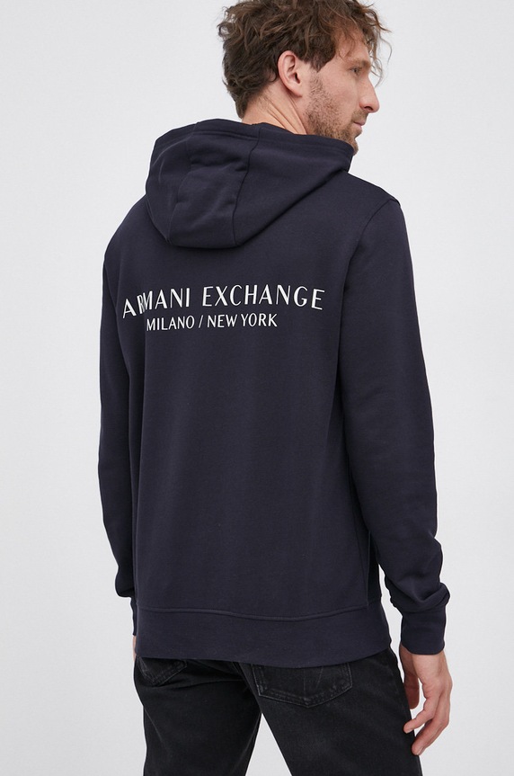 Odzież Armani Exchange bluza 8NZM94.ZJKRZ.NOS granatowy