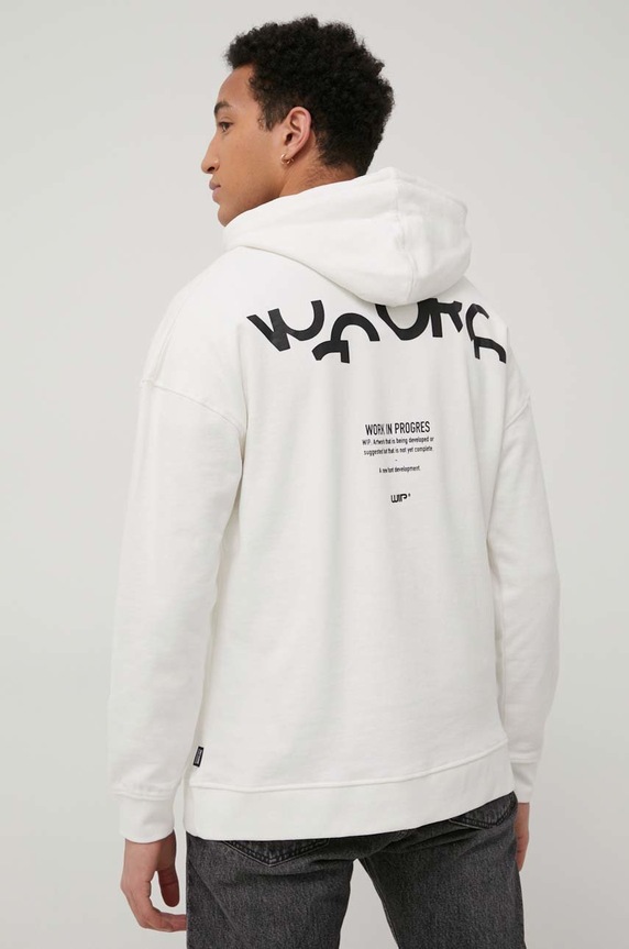 Only & Sons bombažni pulover bela 22021764.StarWhite