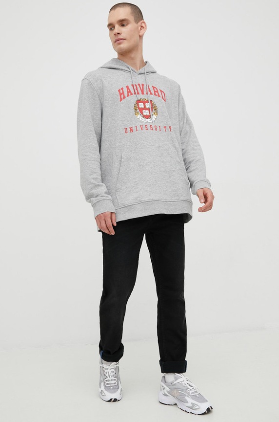Only & Sons bluza bawełniana 22022491.LightGreyM czarny AA00