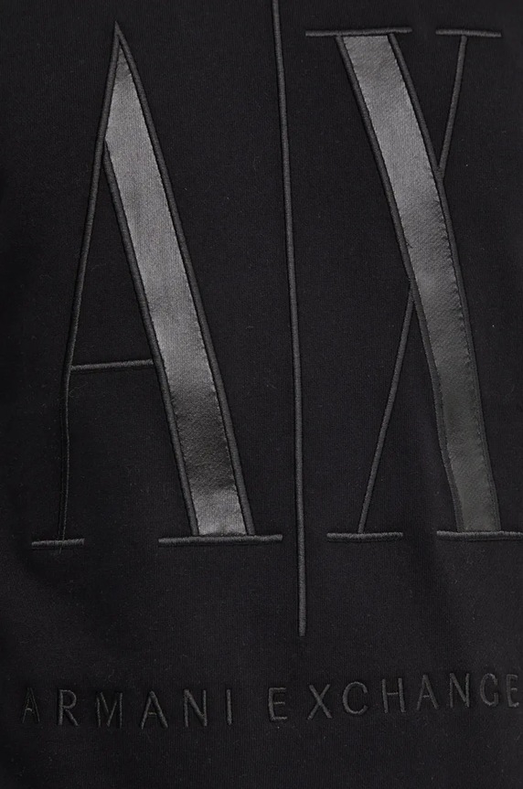 Armani Exchange bluza bawełniana 8NZMPQ.ZJ1ZZ.NOS czarny