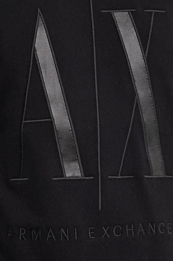 Armani Exchange bluza bawełniana 8NZMPQ.ZJ1ZZ.NOS czarny