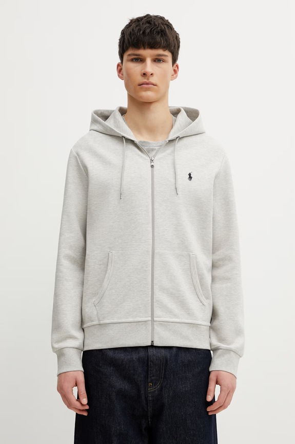 Суичър Polo Ralph Lauren изчистен сив 710888282