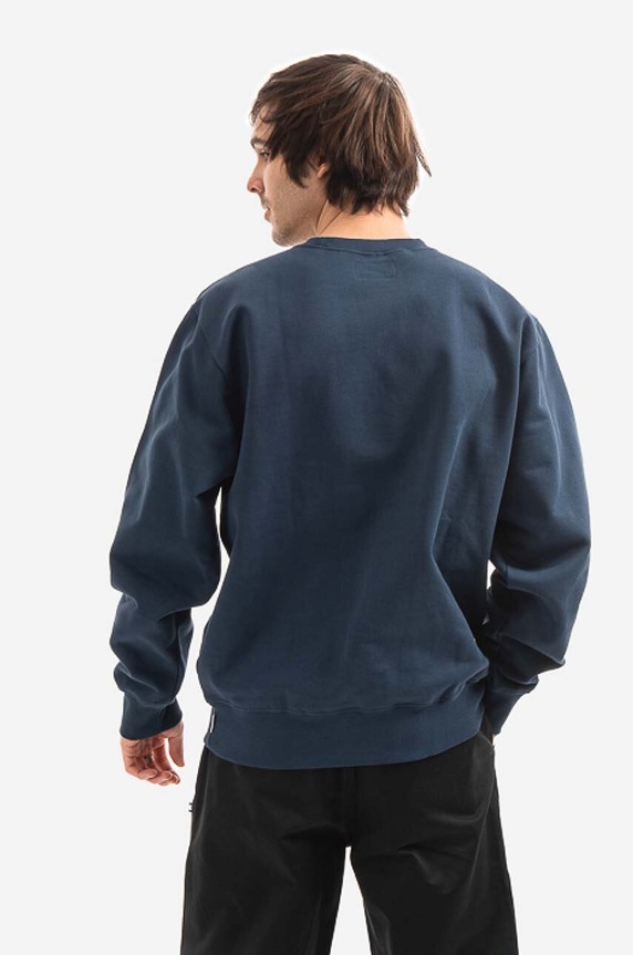 Clothing thisisneverthat cotton sweatshirt T-Logo Crewneck TN210TSWCW01 navy