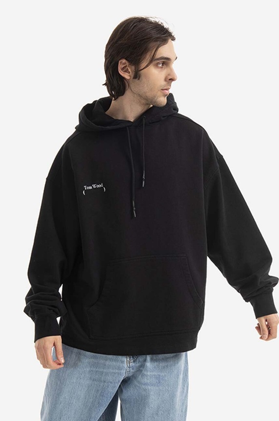 Tom Wood cotton sweatshirt Antusa cotton black 22295.975