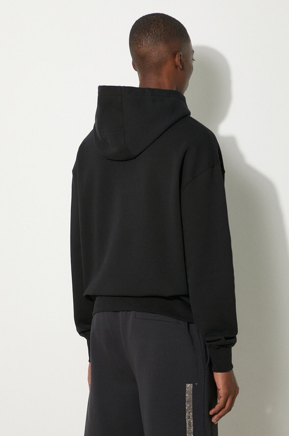 Odzież A-COLD-WALL* bluza bawełniana Essential Hoodie ACWMW081. czarny
