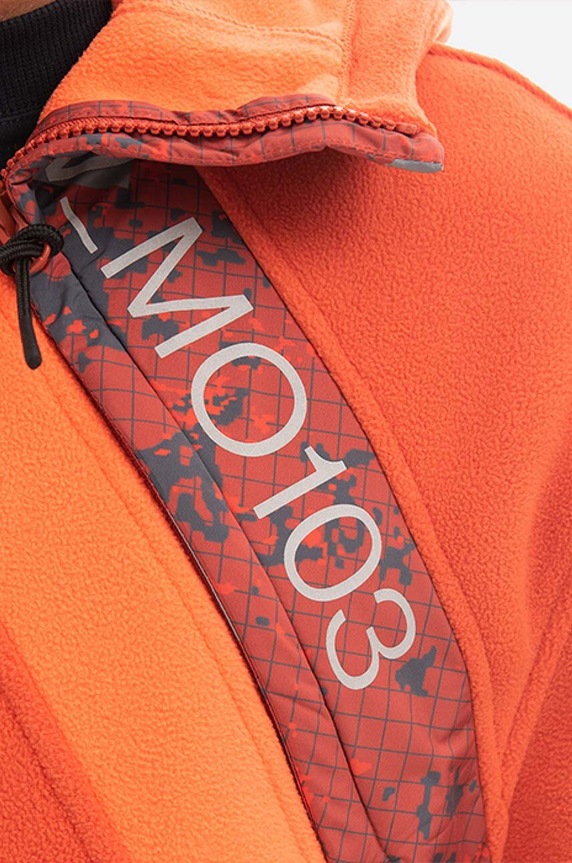 A-COLD-WALL* bluza Axis Fleece ACWMO103. pomarańczowy
