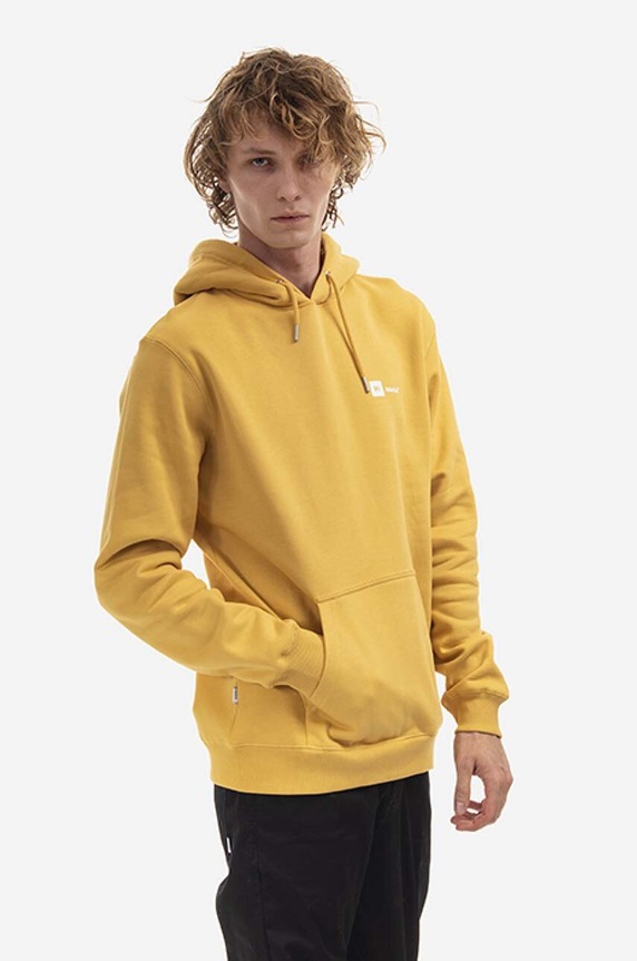 Βαμβακερή μπλούζα Makia M40090 κίτρινο