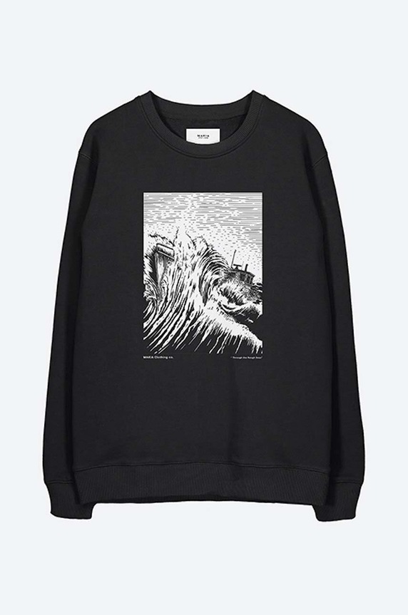 Clothing Makia cotton sweatshirt M41134 black