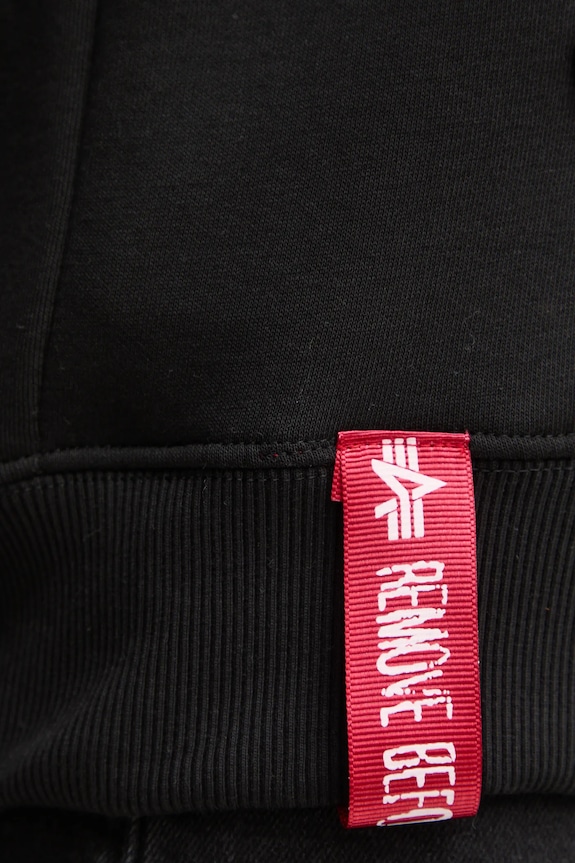 Mikina Alpha Industries Basic Zip Hoody SL 118342.03 čierna