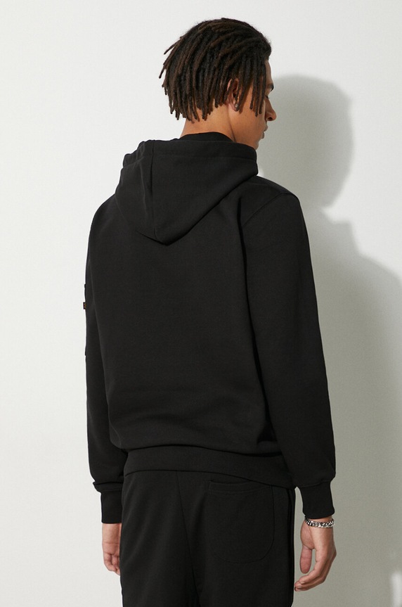 Clothing Alpha Industries sweatshirt Alpha Label Hoody 118331.03 black