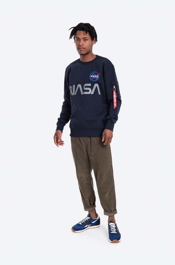 Alpha Industries bluza 178309.07 granatowy AA00