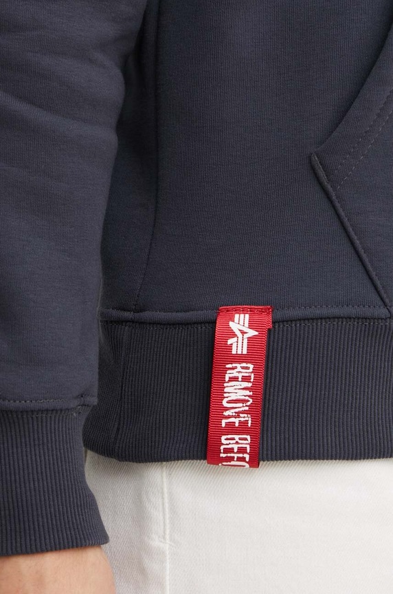 Alpha Industries felső Basic Hoody 178312.02 sötétkék