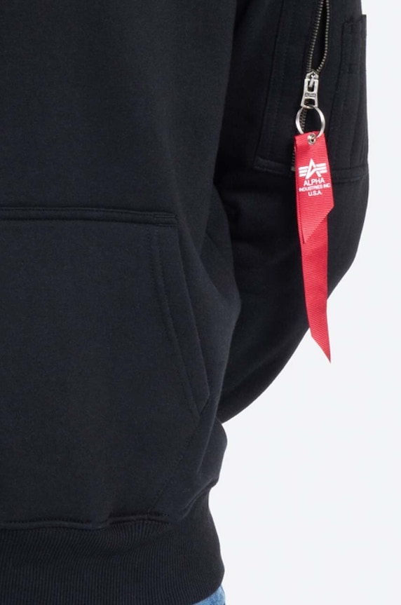 Alpha Industries felső Space Shuttle Hoody 178317.03 fekete
